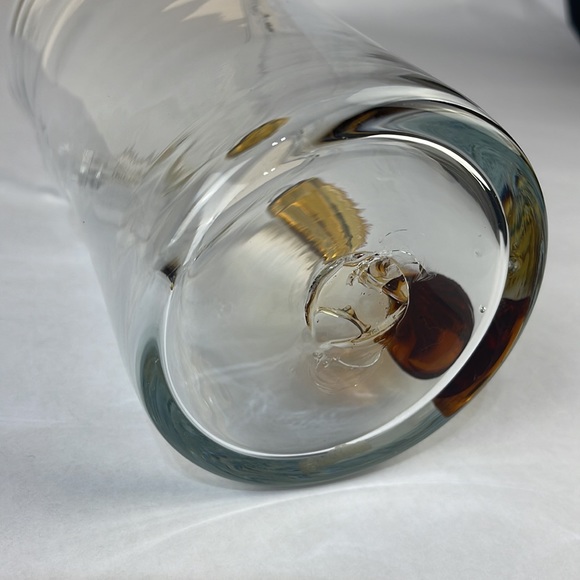 Vintage Blenko Handmade Blown Glass Pitcher - Picture 7 of 16